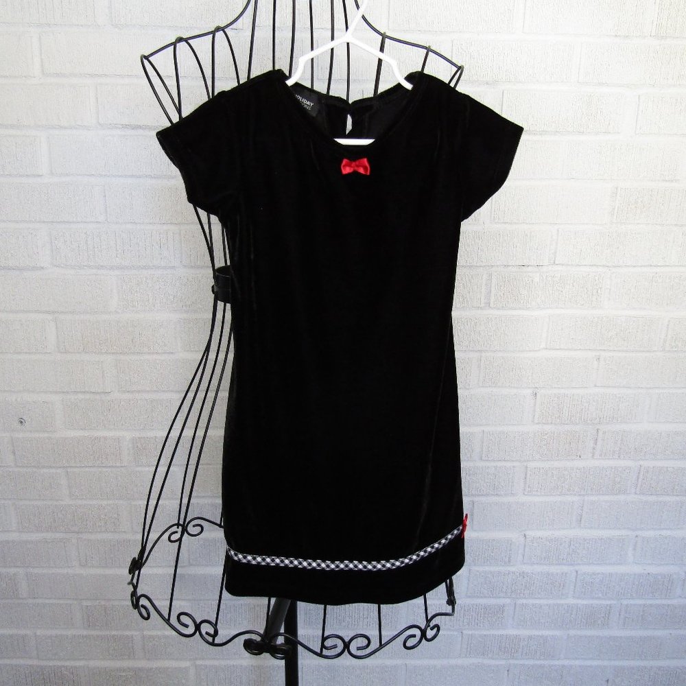 Holiday Editions Girls 3T black velvet dress